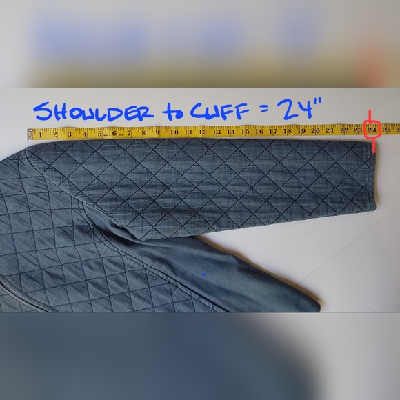 VTG / CHICO'S Women's Coat Quilted / SIZE: 1 - Picture 7 of 7